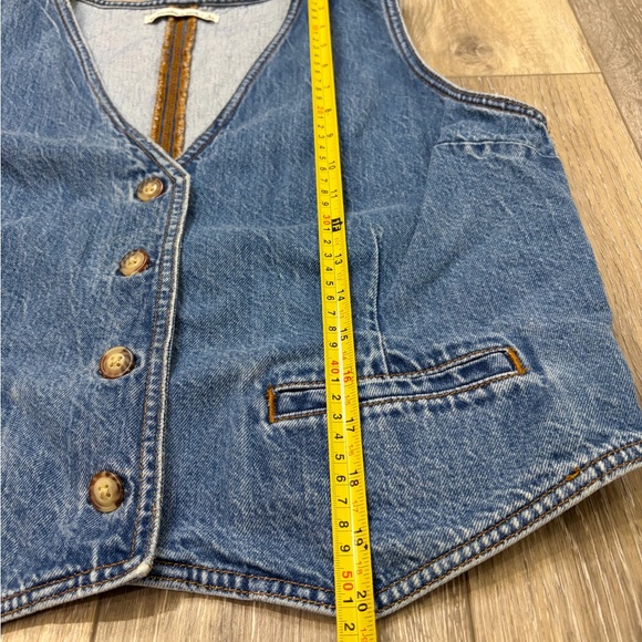 Abercrombie & Fitch Mara Blue Denim Vest - Picture 9 of 11